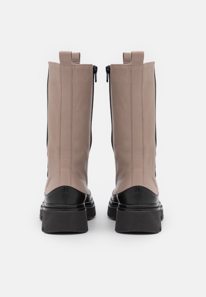 Bottes Plateforme Caramel/noir Gabor | Exclusif